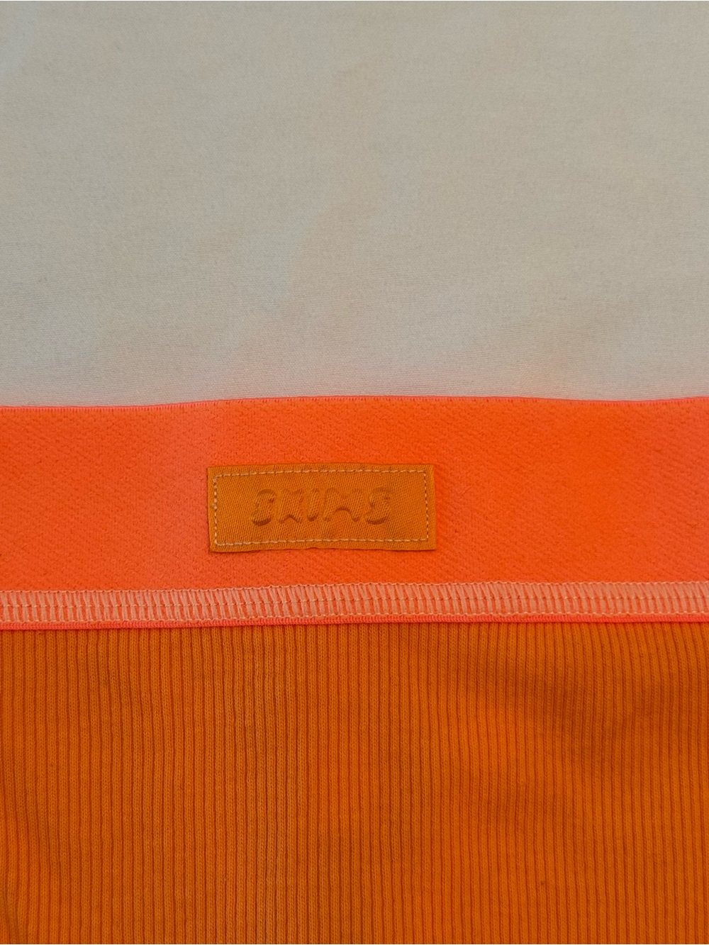 SKIMS Cotton Rib Mid-Rise Thong NWT - Picture 3 of 6